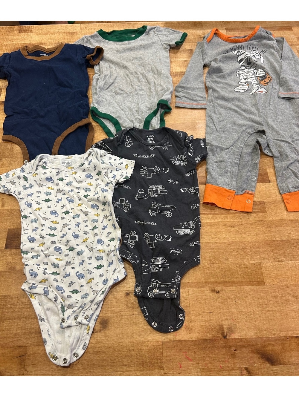 Baby Boys 18 - 24 Month Bodysuits and Halloween Romper Set mickey mouse